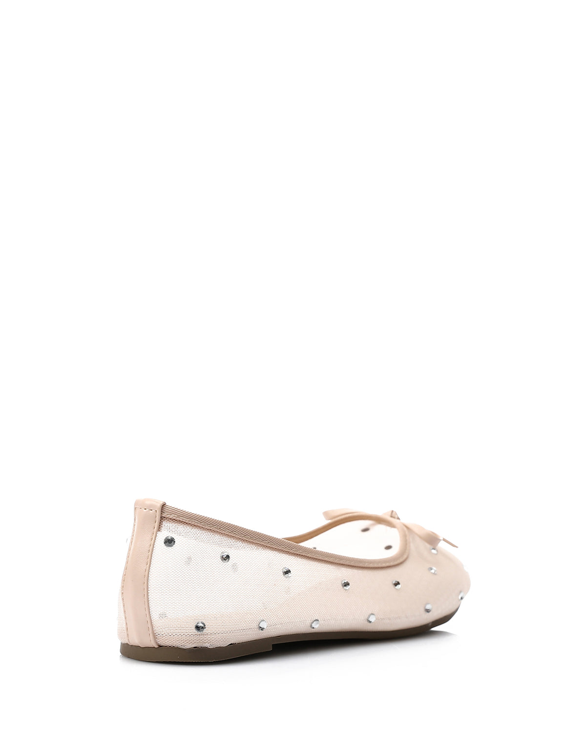 XIE-DJTV-001 Crystal Dot Mesh Ballet Flat