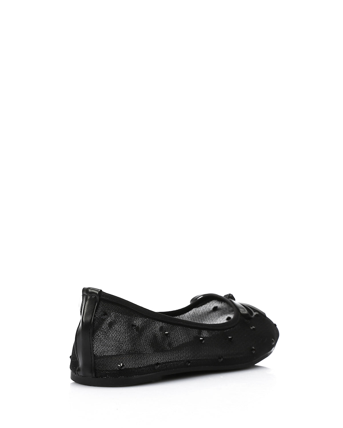 XIE-DJTV-001 Crystal Dot Mesh Ballet Flat