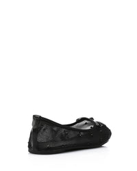 XIE-DJTV-001 Crystal Dot Mesh Ballet Flat