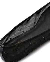 XIE-DJTV-001 Crystal Dot Mesh Ballet Flat