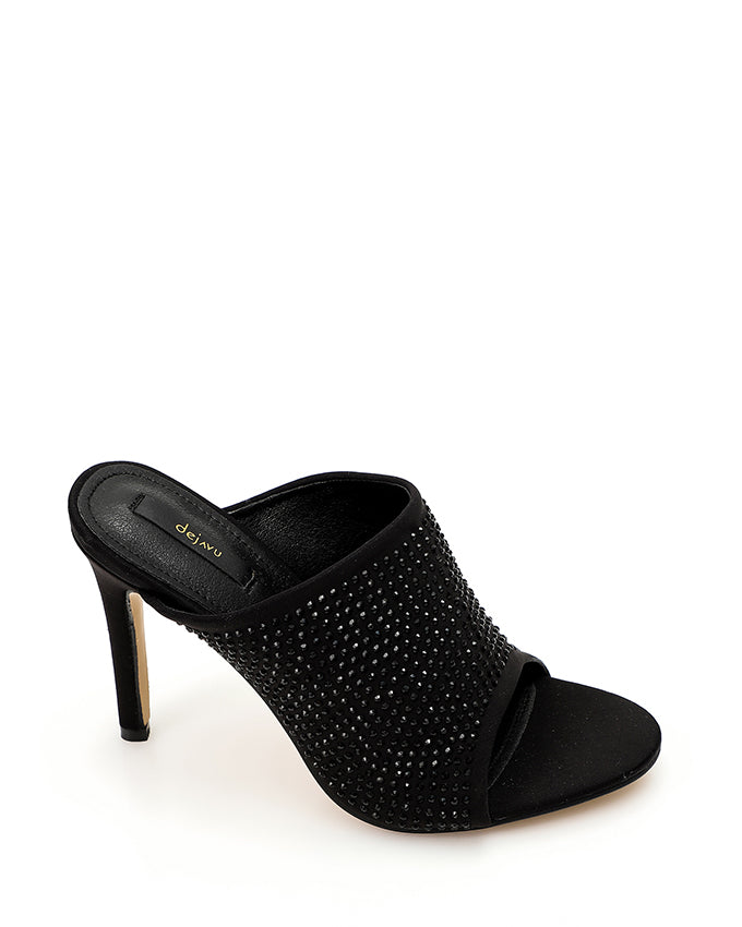 CXQ-DJTT-001  Studded High Heeled Mules