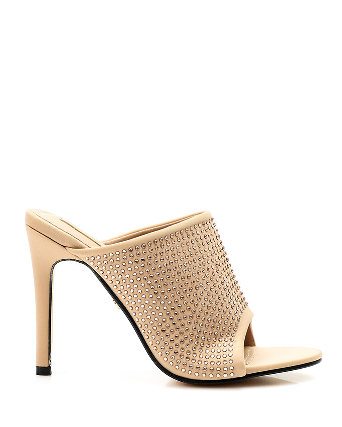 CXQ-DJTT-001  Studded High Heeled Mules
