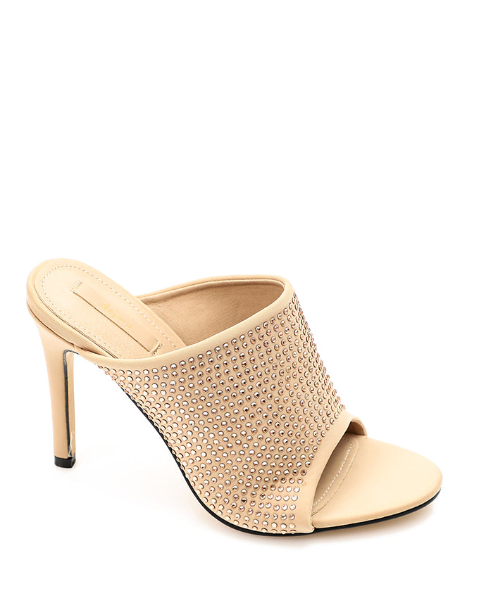 CXQ-DJTT-001  Studded High Heeled Mules