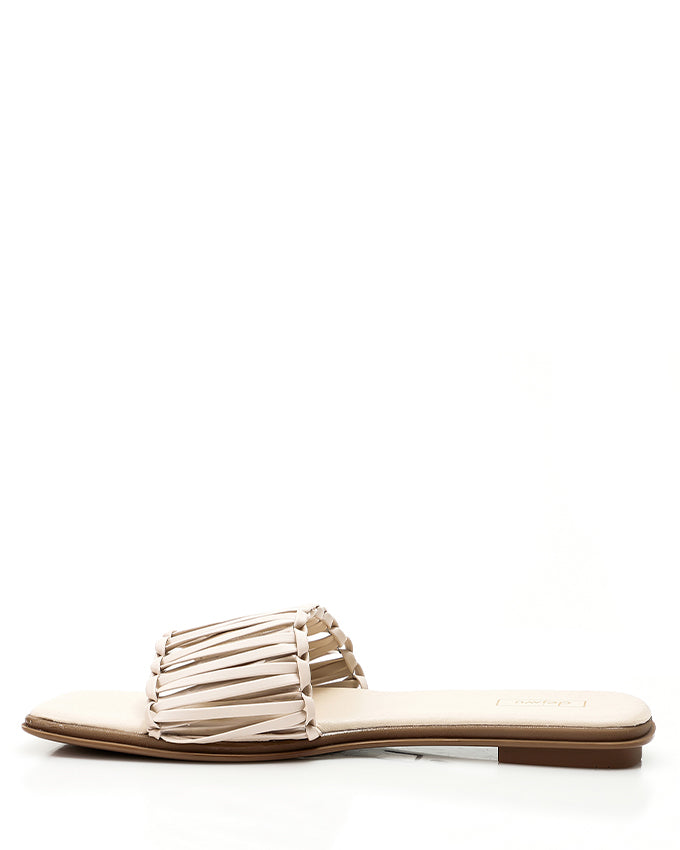 GER-DJTT-023 Strapped Shapped Flat Slipper