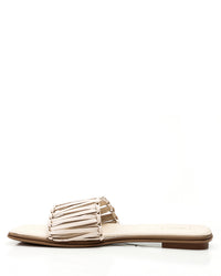 GER-DJTT-023 Strapped Shapped Flat Slipper