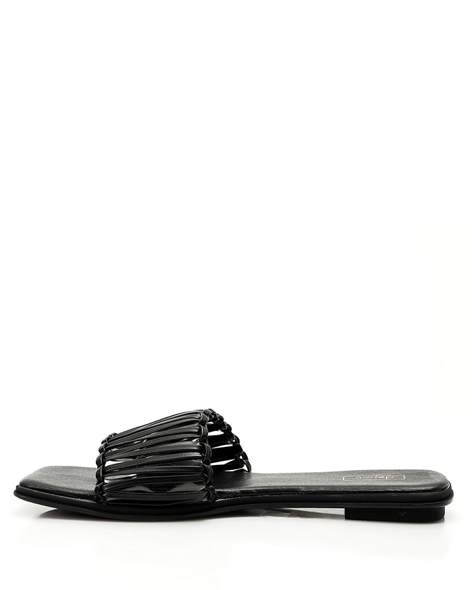GER-DJTT-023 Strapped Shapped Flat Slipper