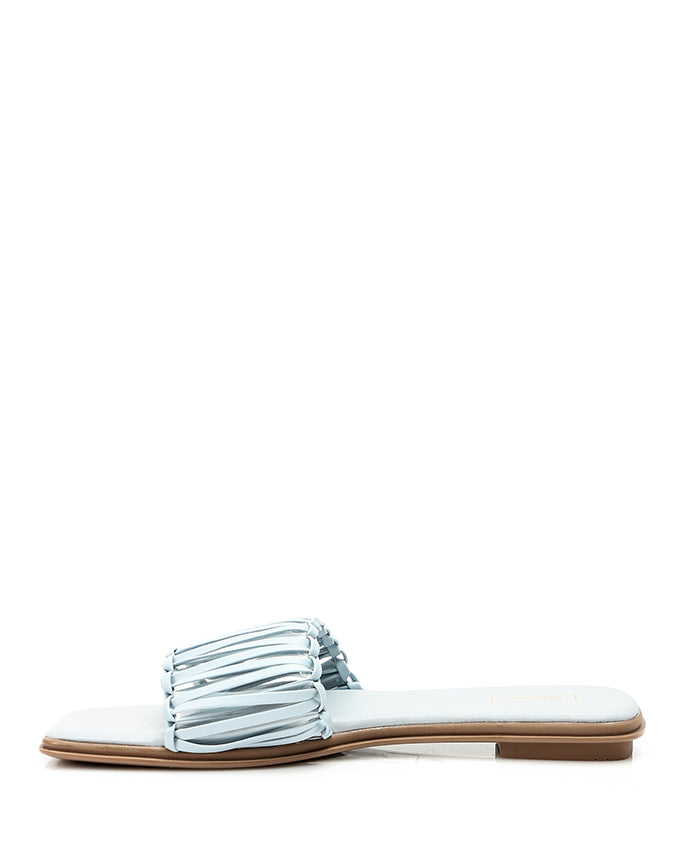 GER-DJTT-023 Strapped Shapped Flat Slipper