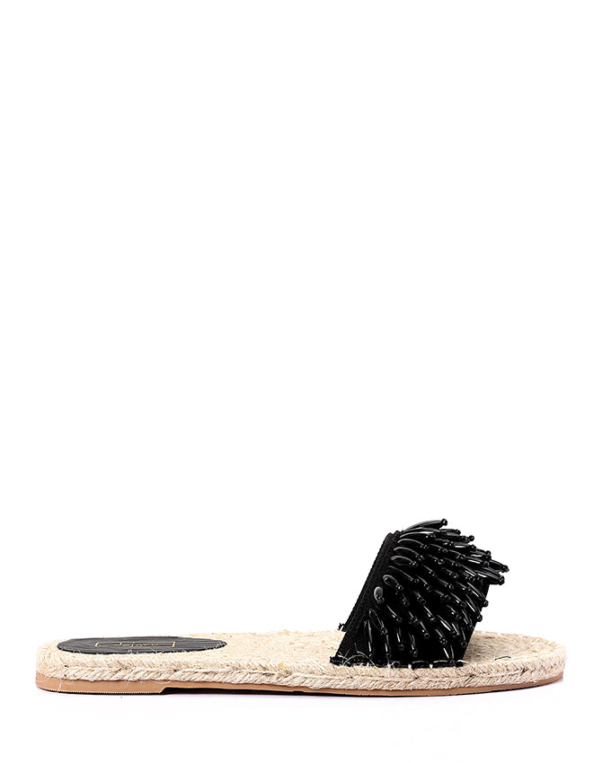 JAL-DJTH-005 Plastic Upper Fringes Slipper