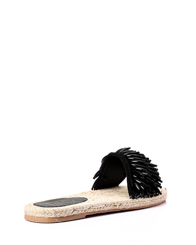 JAL-DJTH-005 Plastic Upper Fringes Slipper