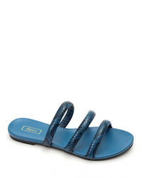 JAL-DJTT-007 Reptile Decoratve Strapped Flat Slipper