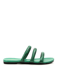 JAL-DJTT-007 Reptile Decoratve Strapped Flat Slipper
