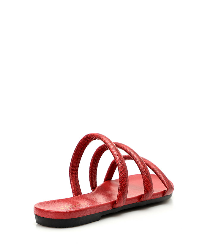 JAL-DJTT-007 Reptile Decoratve Strapped Flat Slipper