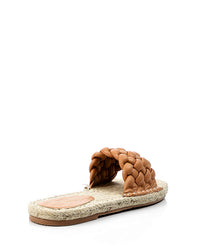 JAL-DJTT-034 Braided Open Toe Straw Slipper