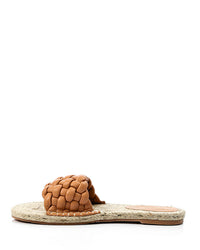 JAL-DJTT-034 Braided Open Toe Straw Slipper