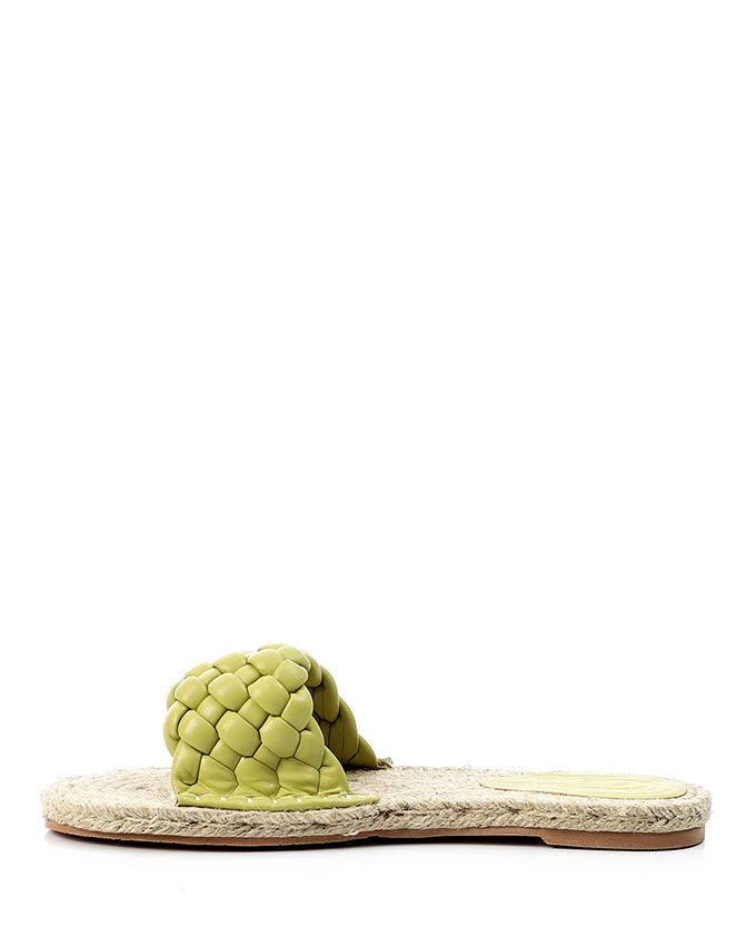 JAL-DJTT-034 Braided Open Toe Straw Slipper
