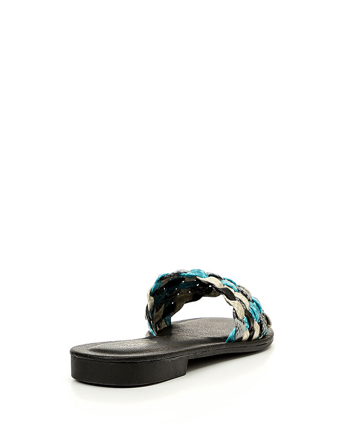 JAL-DJTT-043 Multi-color Slide Strap Slippers