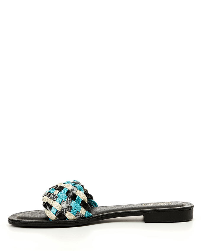 JAL-DJTT-043 Multi-color Slide Strap Slippers