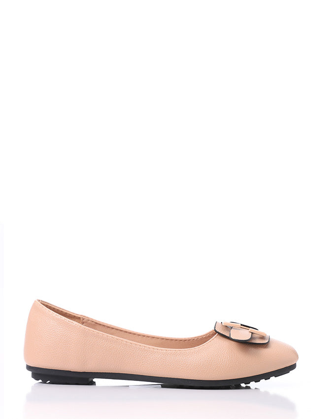 FAN-DJTF-001 Slip On Havana Flats