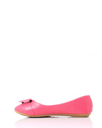 FAN-DJTF-005 Decorative Buckle Slip On Leather Flats