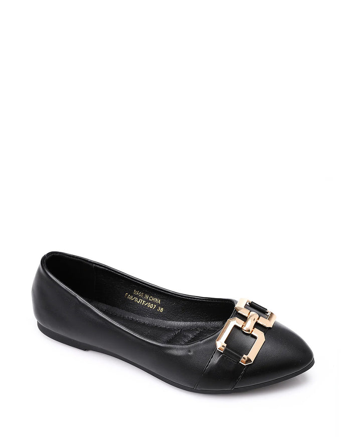 FAN-DJTF-007 Toecap Golden Buckle Slip On