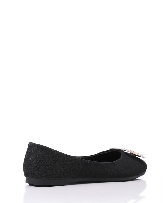 FAN-DJTF-009 Studded Throat Leather Flats