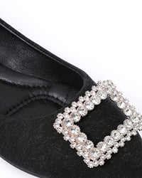 FAN-DJTF-009 Studded Throat Leather Flats