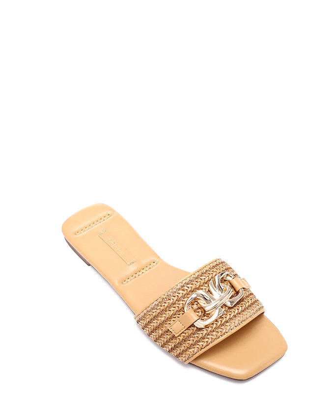FAN-DJTF-016 Braided Strap Straw Women Slippers