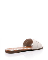 FAN-DJTF-020 Stitching Leather Slippers