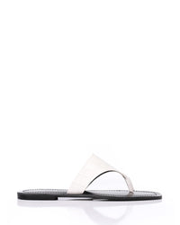 FAN-DJTF-024 Reptile Pattenred Leather Slippers