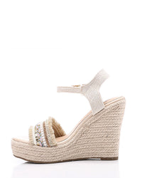 GOR-DJTF-004 Straw Wedge Sandals