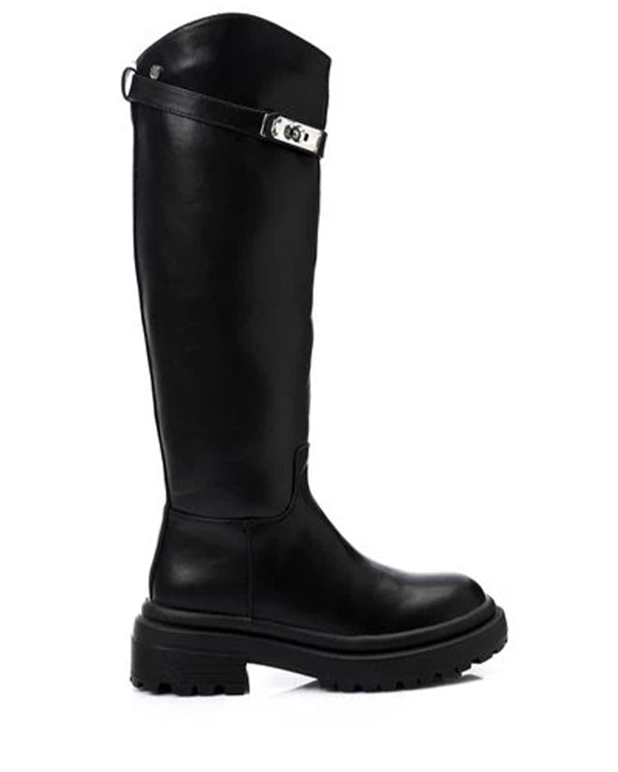 GOR-DVTH-008 Knee Leather Boots