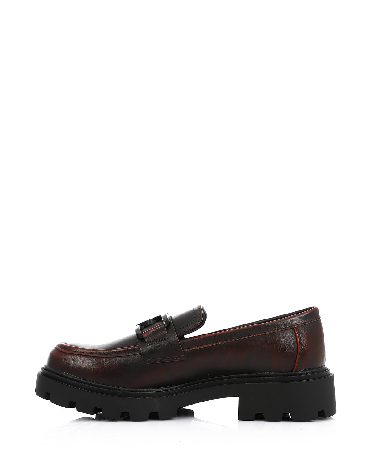 GOR-DVTV-007 Elegant Buckle Leather Loafers