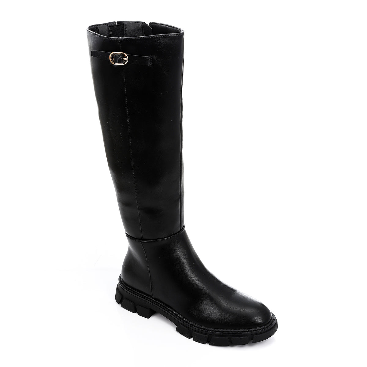 GPS-DVTF-001 High Leather Boot Side Zipper