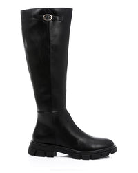 GPS-DVTF-001 High Leather Boot Side Zipper