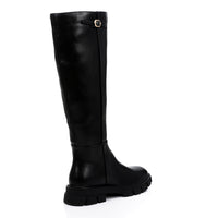 GPS-DVTF-001 High Leather Boot Side Zipper