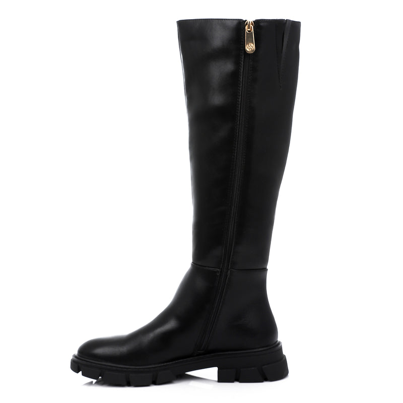 GPS-DVTF-001 High Leather Boot Side Zipper