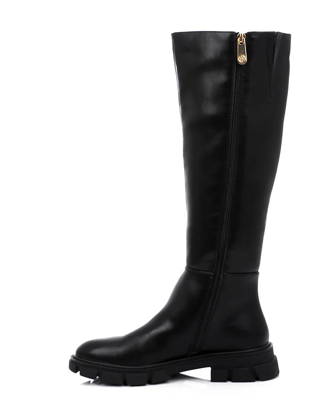GPS-DVTF-001 High Leather Boot Side Zipper