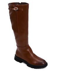 GPS-DVTF-001 High Leather Boot Side Zipper