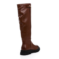 GPS-DVTF-001 High Leather Boot Side Zipper