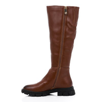 GPS-DVTF-001 High Leather Boot Side Zipper