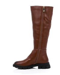 GPS-DVTF-001 High Leather Boot Side Zipper