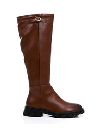 GPS-DVTF-001 High Leather Boot Side Zipper