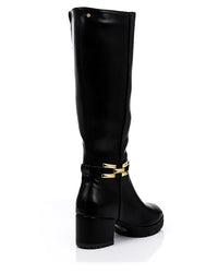 GPS-DVTF-002 Mid-Heel Knee High Boot