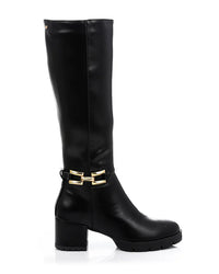 GPS-DVTF-002 Mid-Heel Knee High Boot