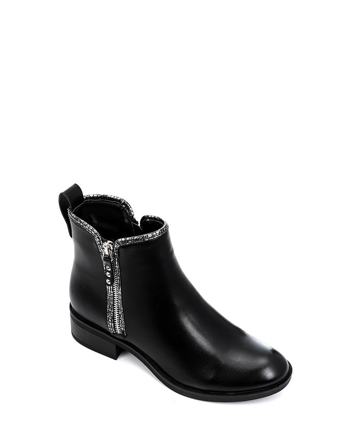 GPS-DVTF-004 Leather Ankle Boot