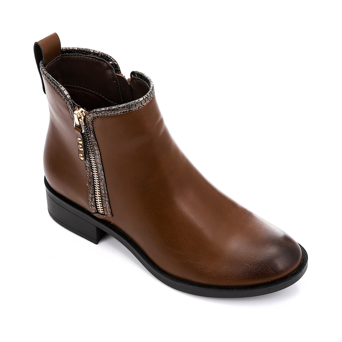 GPS-DVTF-004 Leather Ankle Boot