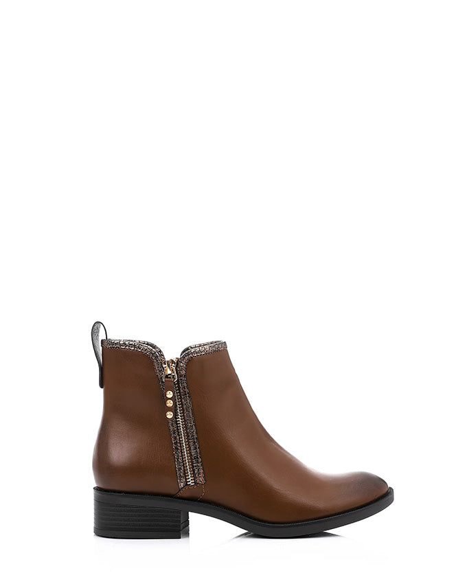 GPS-DVTF-004 Leather Ankle Boot