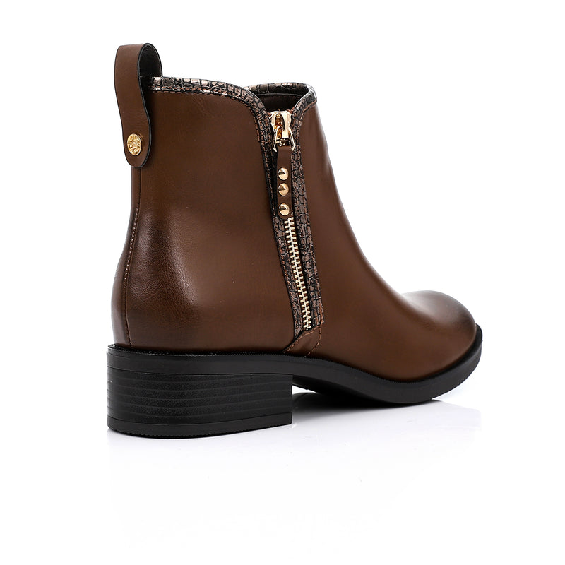 GPS-DVTF-004 Leather Ankle Boot