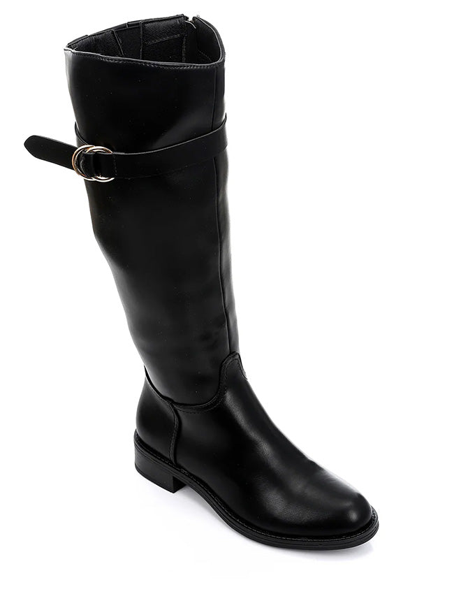 GPS-DVTF-009 Flat Leather high Boot