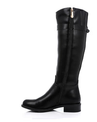 GPS-DVTF-009 Flat Leather high Boot